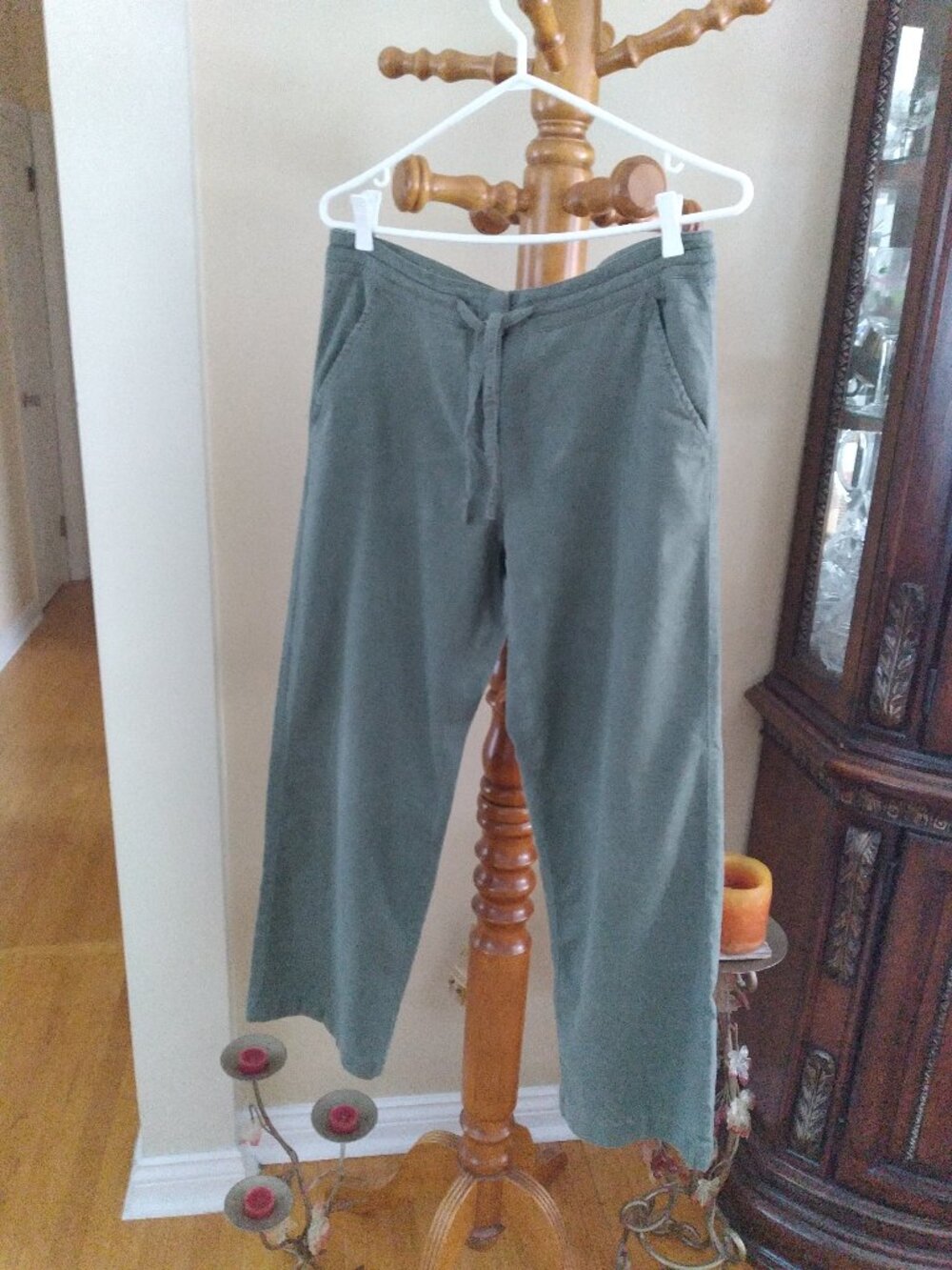 Comfortable Pants, Linen, Retmants, Size - 10